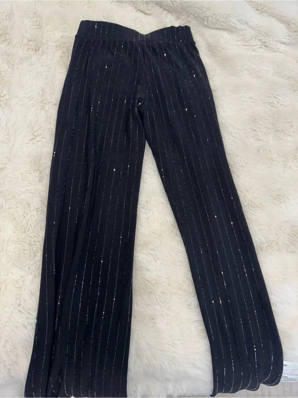 NWOT The Noli Shop Black sequin pants XS